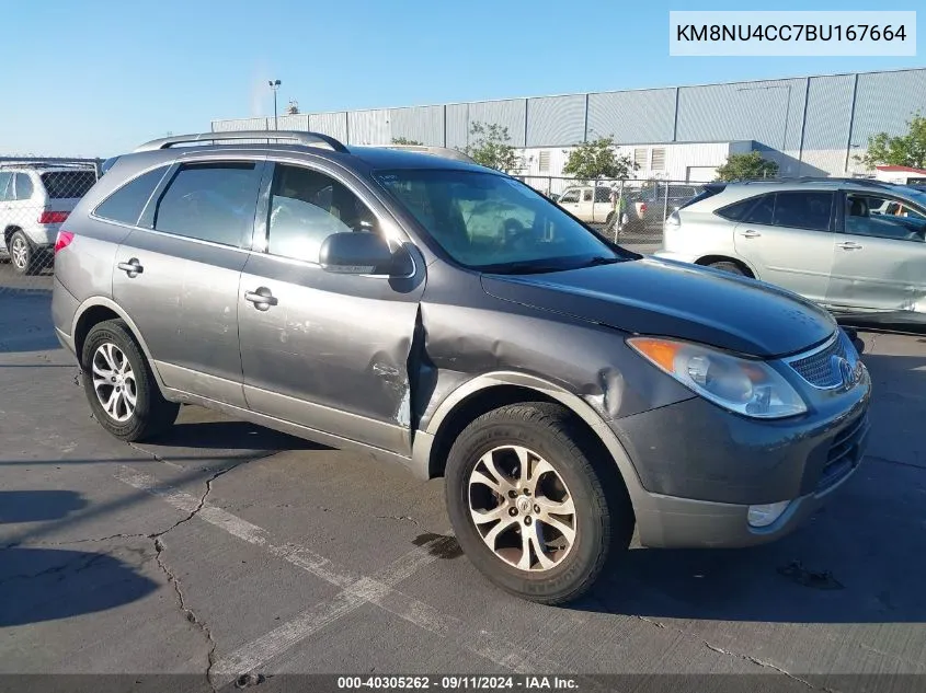 KM8NU4CC7BU167664 2011 Hyundai Veracruz Gls