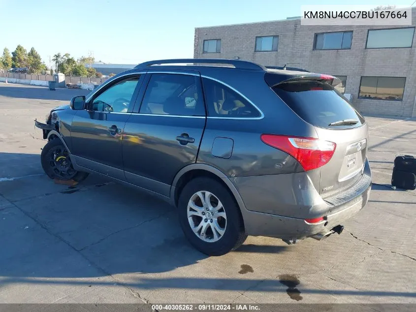 KM8NU4CC7BU167664 2011 Hyundai Veracruz Gls