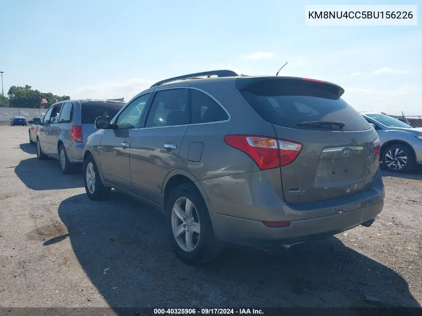 2011 Hyundai Veracruz Limited VIN: KM8NU4CC5BU156226 Lot: 40325906