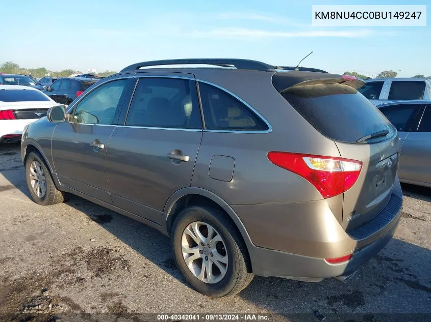 KM8NU4CC0BU149247 2011 Hyundai Veracruz Gls