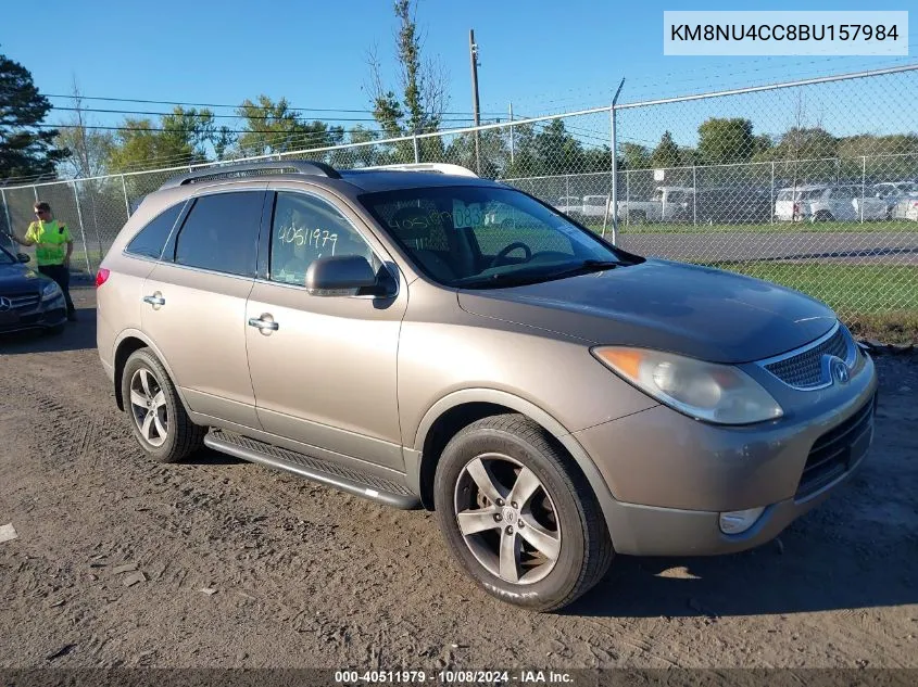 2011 Hyundai Veracruz Gls/Limited VIN: KM8NU4CC8BU157984 Lot: 40511979