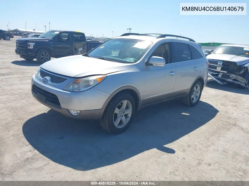 2011 Hyundai Veracruz Limited VIN: KM8NU4CC6BU140679 Lot: 40515229