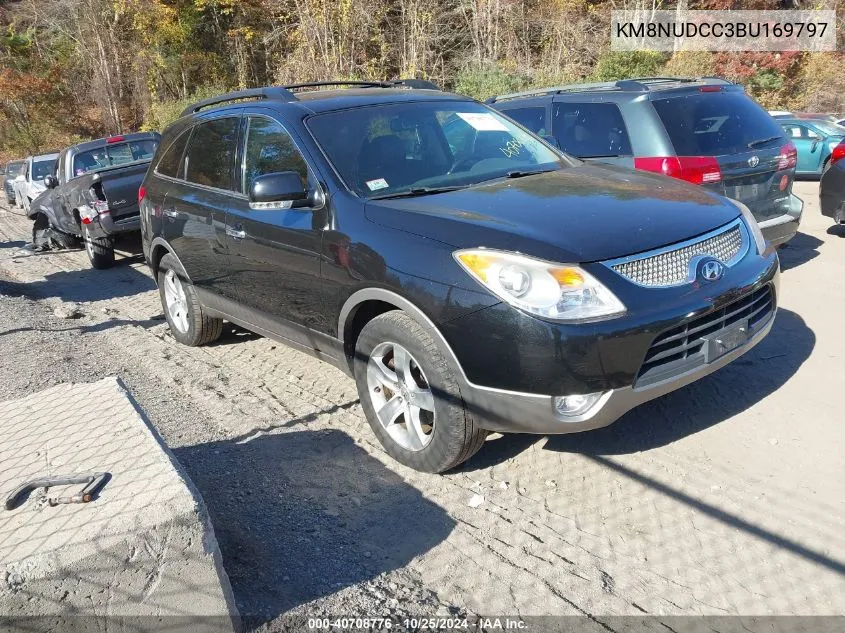 2011 Hyundai Veracruz Limited VIN: KM8NUDCC3BU169797 Lot: 40708776