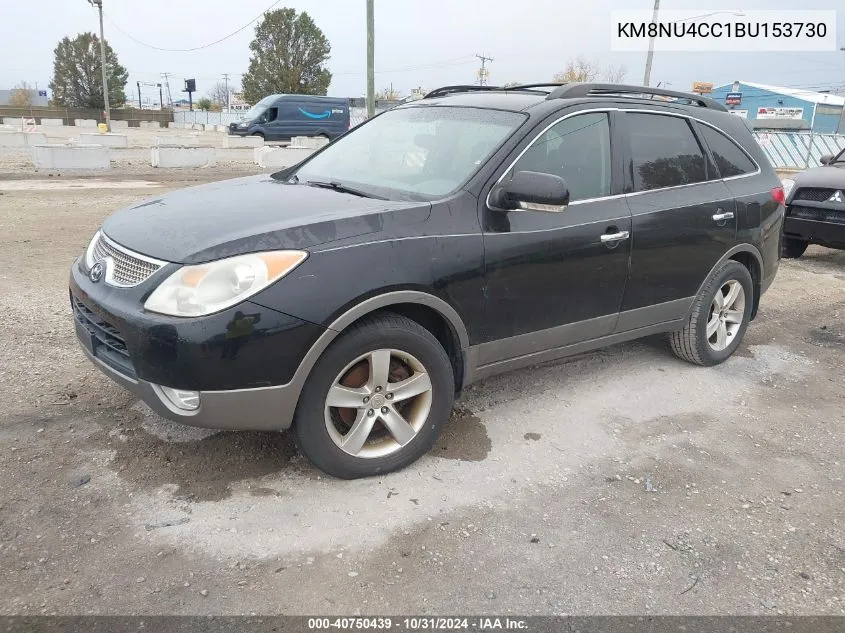 2011 Hyundai Veracruz Limited VIN: KM8NU4CC1BU153730 Lot: 40750439