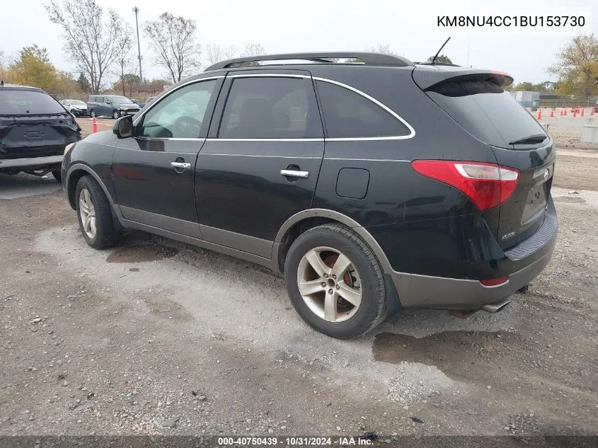 2011 Hyundai Veracruz Limited VIN: KM8NU4CC1BU153730 Lot: 40750439