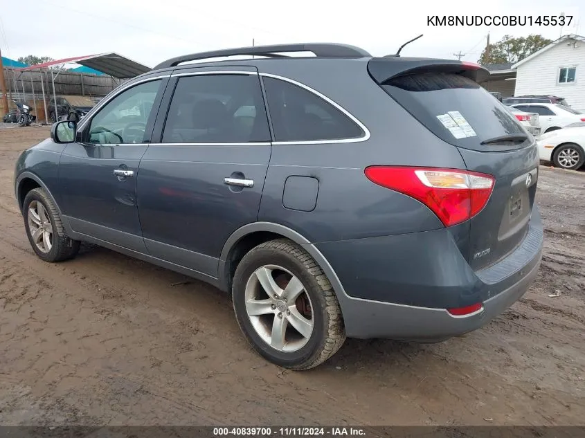 2011 Hyundai Veracruz Limited VIN: KM8NUDCC0BU145537 Lot: 40839700