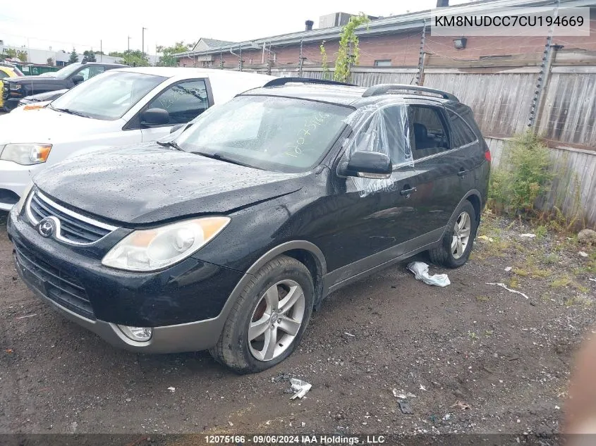 KM8NUDCC7CU194669 2012 Hyundai Veracruz