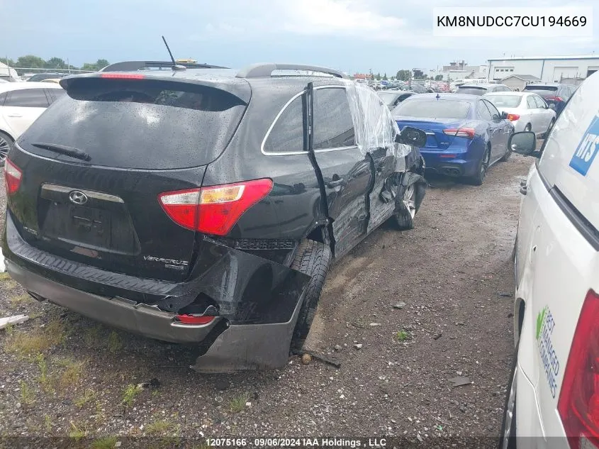 KM8NUDCC7CU194669 2012 Hyundai Veracruz