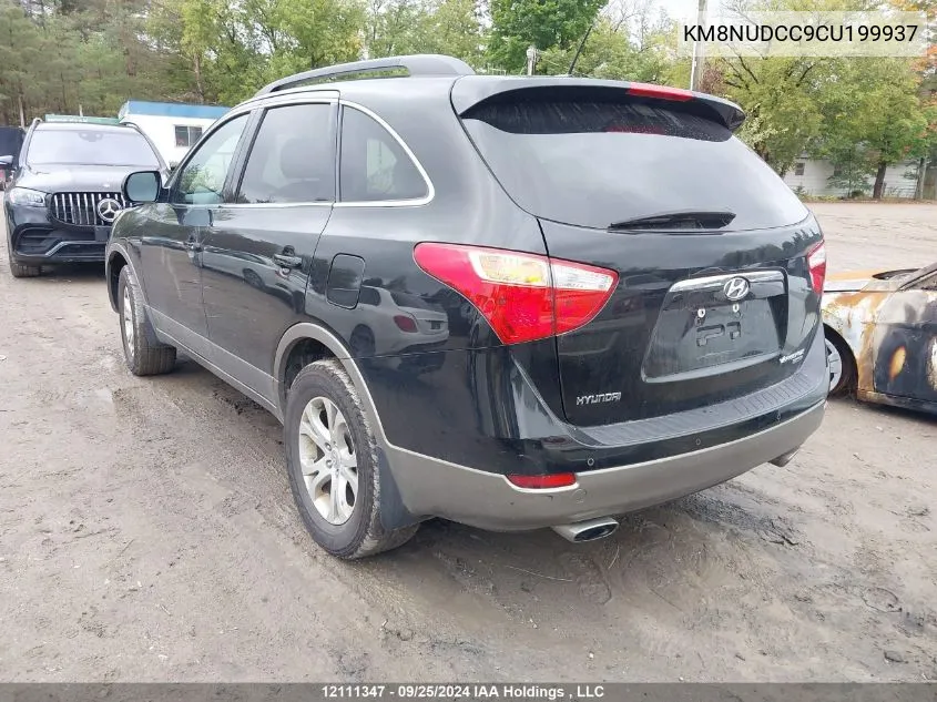 2012 Hyundai Veracruz Gls/Limited VIN: KM8NUDCC9CU199937 Lot: 12111347