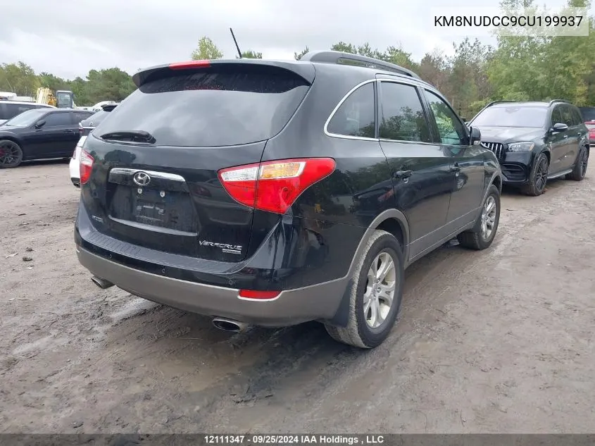 2012 Hyundai Veracruz Gls/Limited VIN: KM8NUDCC9CU199937 Lot: 12111347