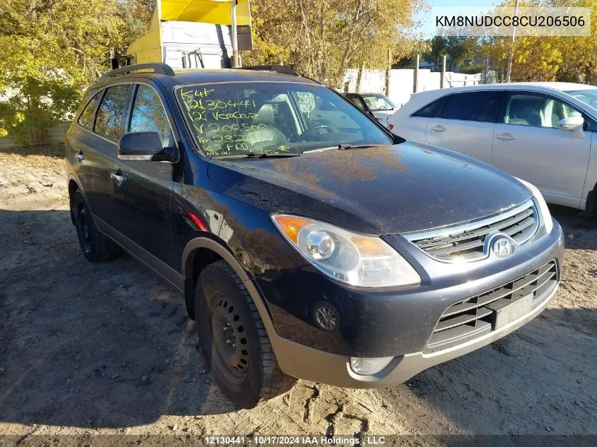 2012 Hyundai Veracruz VIN: KM8NUDCC8CU206506 Lot: 12130441