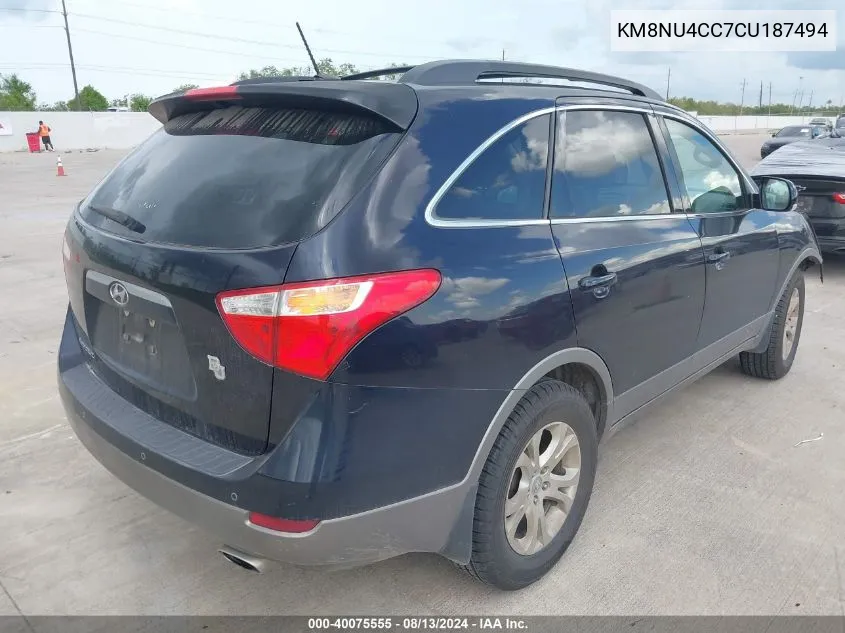 KM8NU4CC7CU187494 2012 Hyundai Veracruz Gls