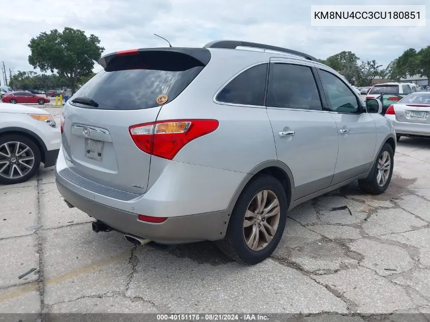 KM8NU4CC3CU180851 2012 Hyundai Veracruz Limited