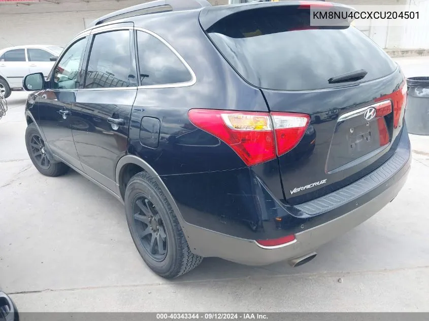 KM8NU4CCXCU204501 2012 Hyundai Veracruz Gls