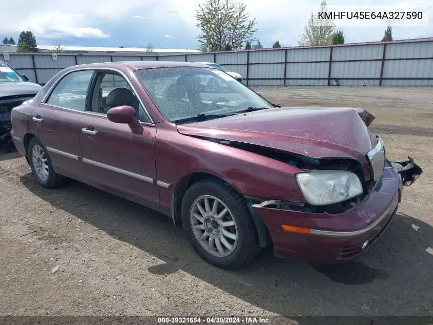 2004 Hyundai Xg350 L VIN: KMHFU45E64A327590 Lot: 39321654