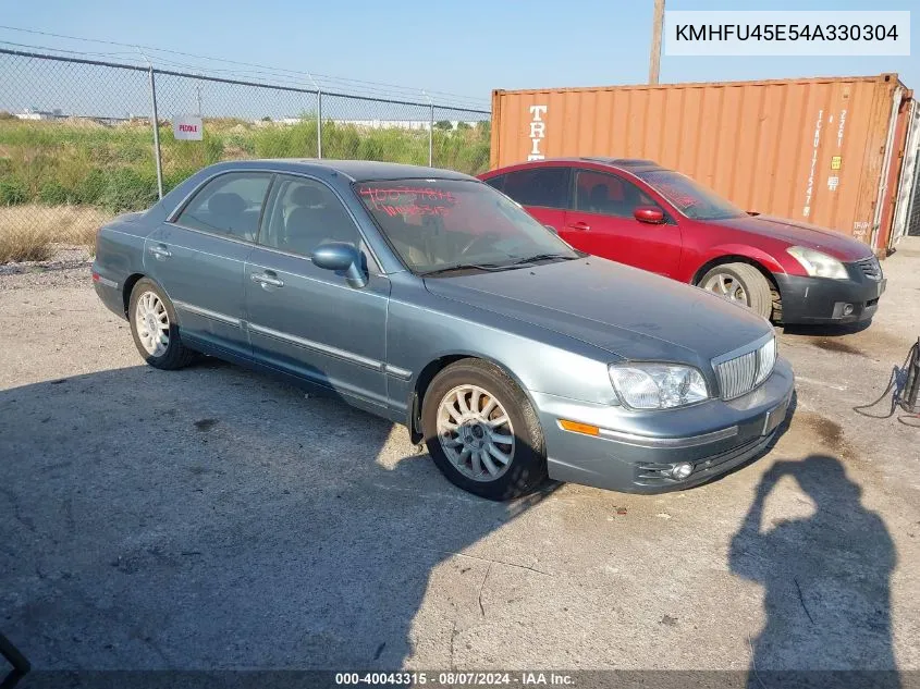 2004 Hyundai Xg350 L VIN: KMHFU45E54A330304 Lot: 40043315