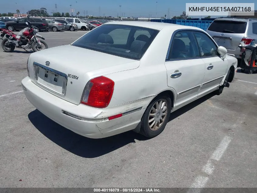 KMHFU45E15A407168 2005 Hyundai Xg350 L