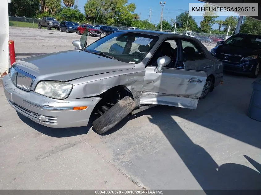 2005 Hyundai Xg 350 VIN: KMHFU45E35A426515 Lot: 40376378