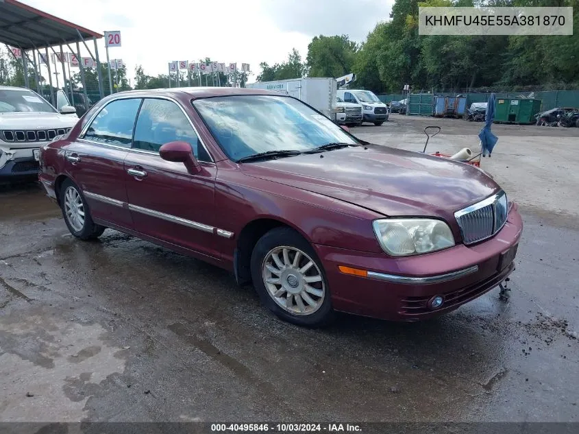 KHMFU45E55A381870 2005 Hyundai Xg350