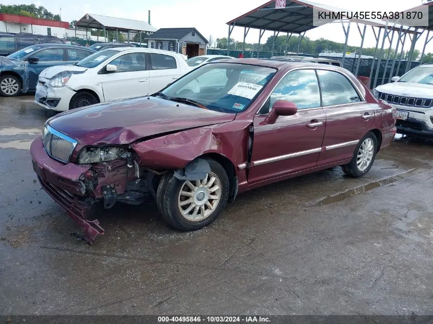 KHMFU45E55A381870 2005 Hyundai Xg350