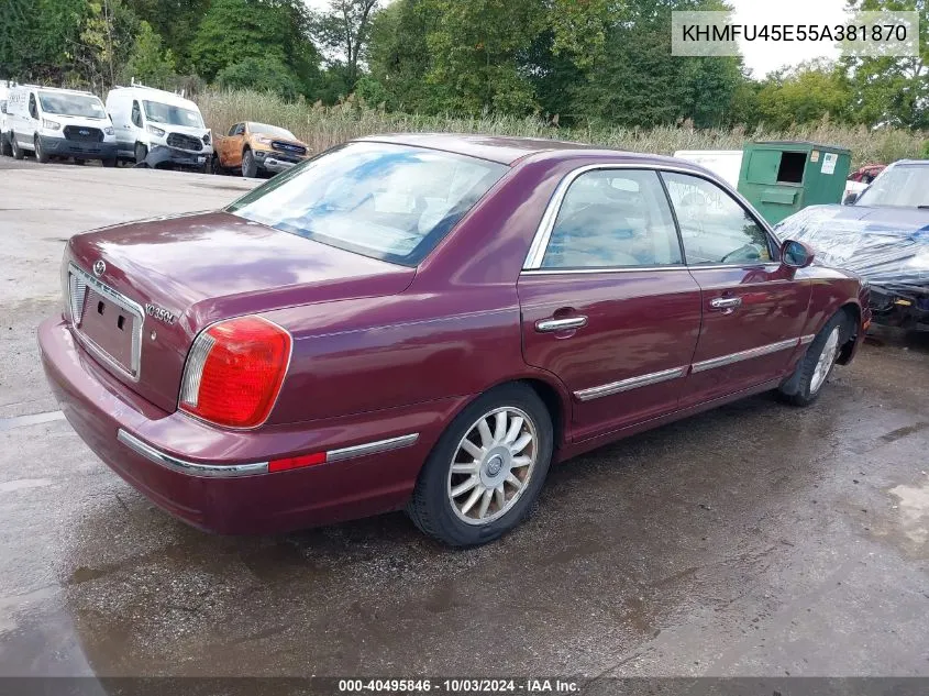 KHMFU45E55A381870 2005 Hyundai Xg350