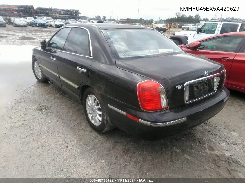 KMHFU45EX5A420629 2005 Hyundai Xg350 L