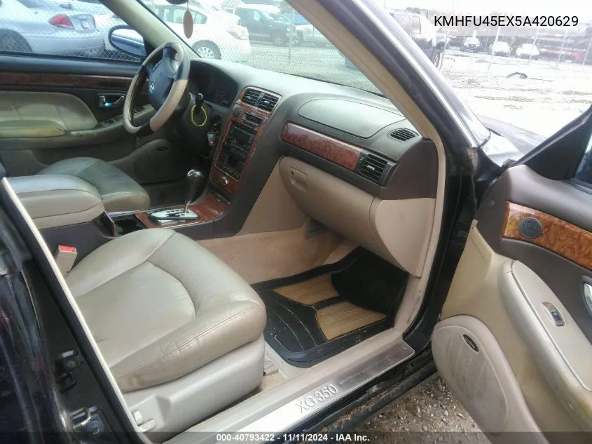 KMHFU45EX5A420629 2005 Hyundai Xg350 L