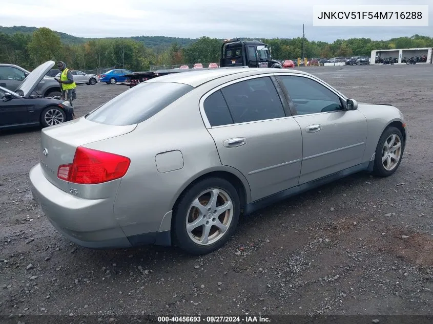 JNKCV51F54M716288 2004 Infiniti G35X