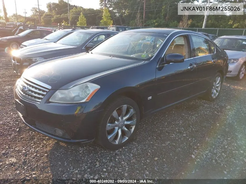 2006 Infiniti M35X VIN: JNKAY01F86M255026 Lot: 40249202