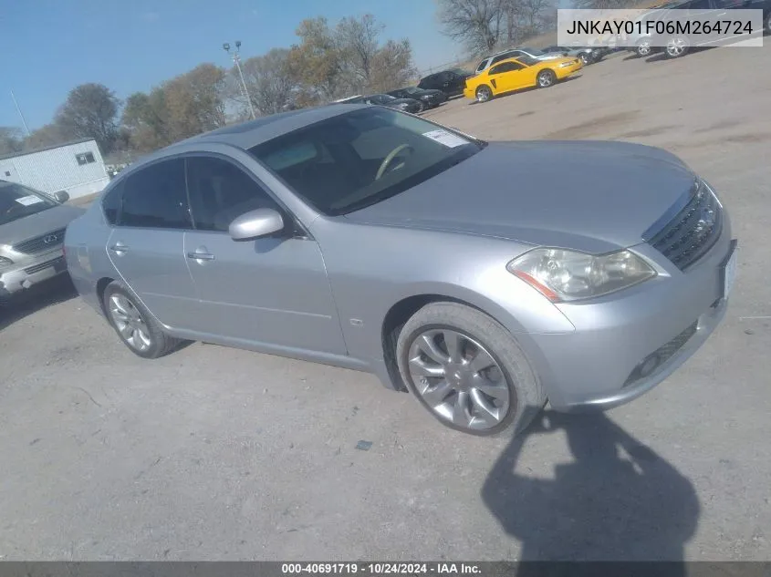 2006 Infiniti M35X VIN: JNKAY01F06M264724 Lot: 40691719