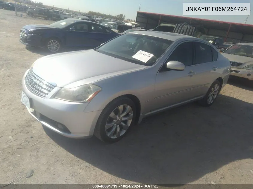 2006 Infiniti M35X VIN: JNKAY01F06M264724 Lot: 40691719