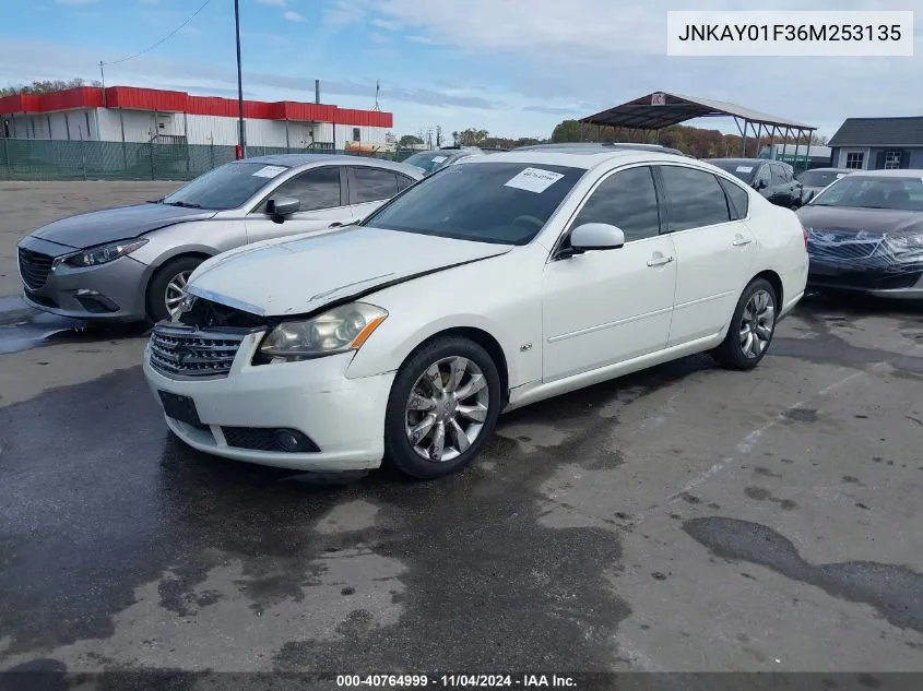 2006 Infiniti M35X VIN: JNKAY01F36M253135 Lot: 40764999