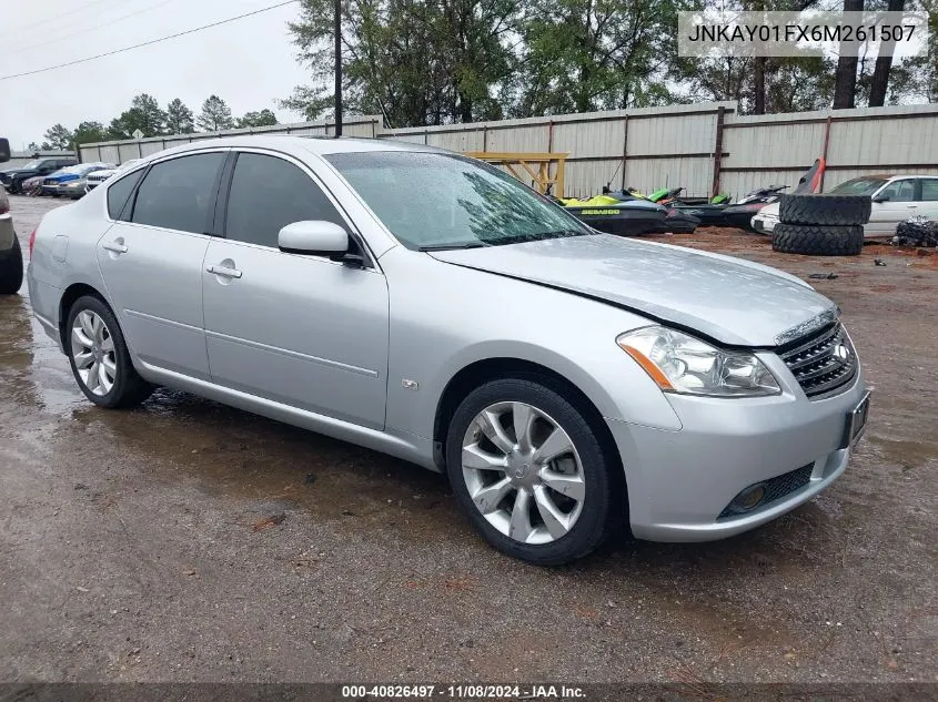 2006 Infiniti M35X VIN: JNKAY01FX6M261507 Lot: 40826497