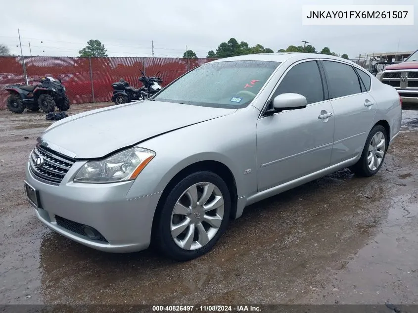 2006 Infiniti M35X VIN: JNKAY01FX6M261507 Lot: 40826497