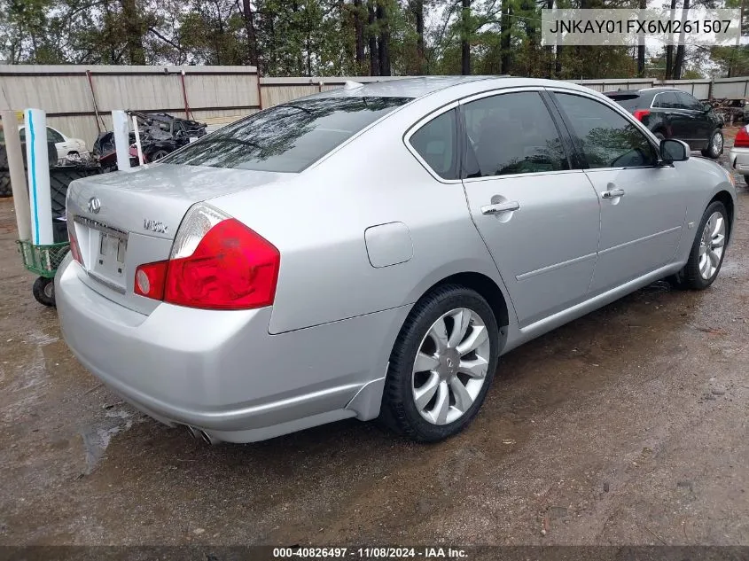 2006 Infiniti M35X VIN: JNKAY01FX6M261507 Lot: 40826497