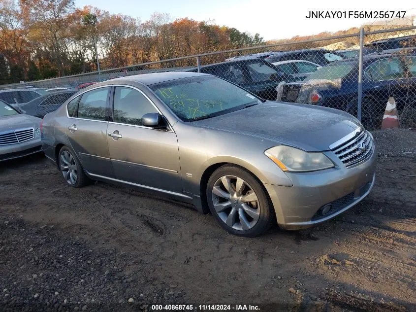 2006 Infiniti M35X VIN: JNKAY01F56M256747 Lot: 40868745