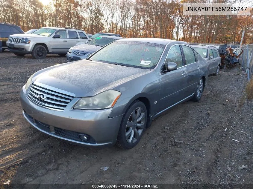 2006 Infiniti M35X VIN: JNKAY01F56M256747 Lot: 40868745