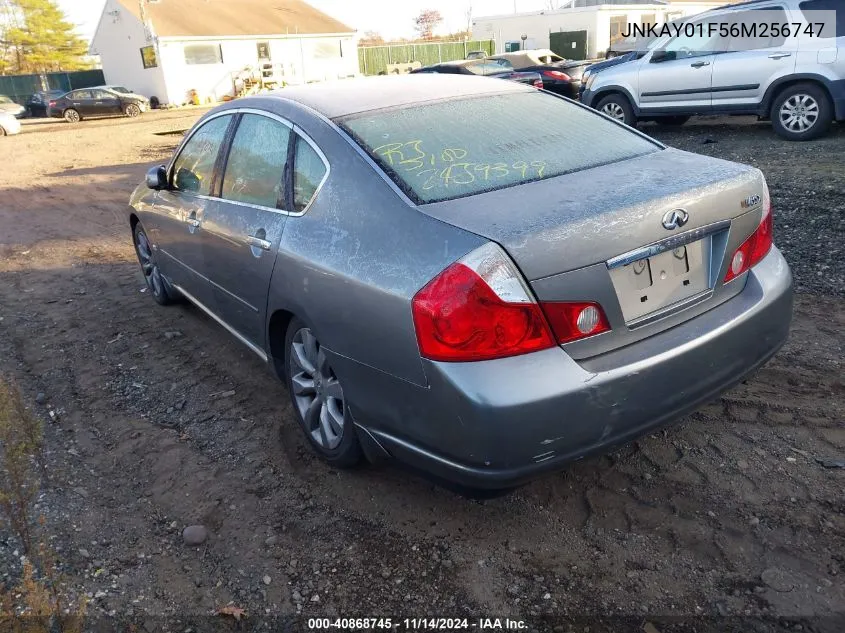 2006 Infiniti M35X VIN: JNKAY01F56M256747 Lot: 40868745