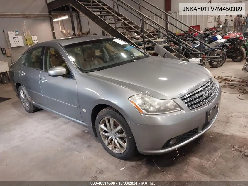 2007 Infiniti M35X VIN: JNKAY01F97M450389 Lot: 40514698