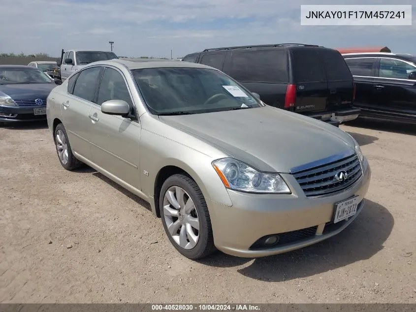 2007 Infiniti M35X VIN: JNKAY01F17M457241 Lot: 40528030