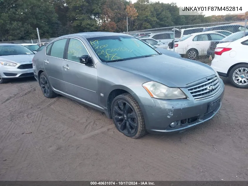 JNKAY01F87M452814 2007 Infiniti M35X