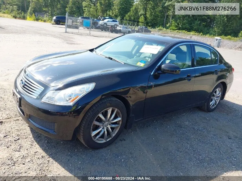 JNKBV61F88M276266 2008 Infiniti G35X