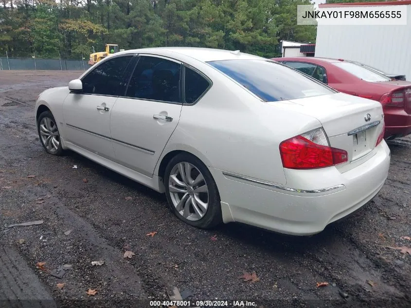 2008 Infiniti M35X VIN: JNKAY01F98M656555 Lot: 40478001