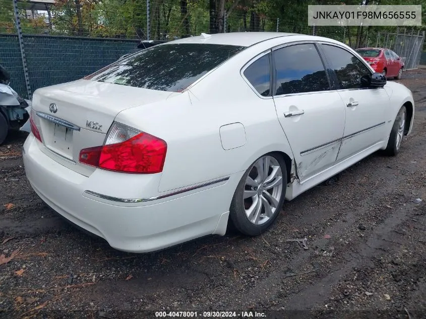 2008 Infiniti M35X VIN: JNKAY01F98M656555 Lot: 40478001