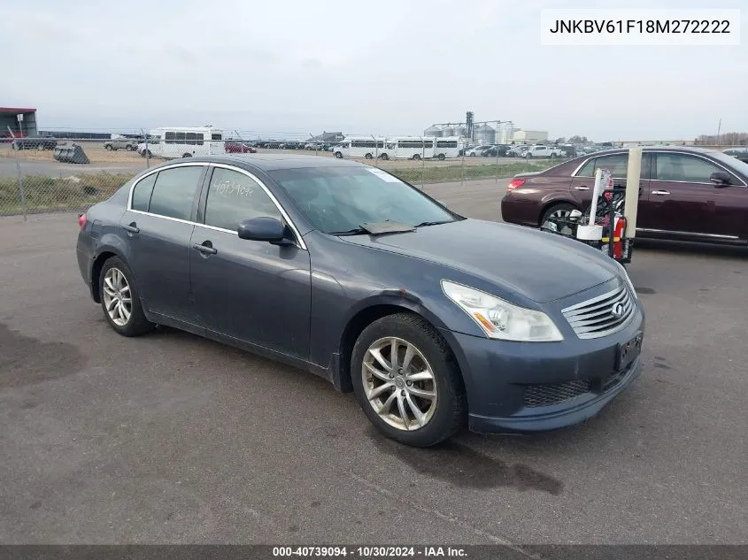 JNKBV61F18M272222 2008 Infiniti G35X