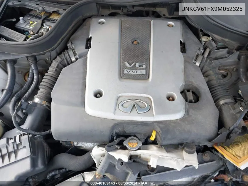 JNKCV61FX9M052325 2009 Infiniti G37X