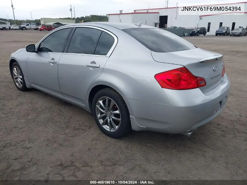 2009 Infiniti G37X VIN: JNKCV61F69M054394 Lot: 40519610