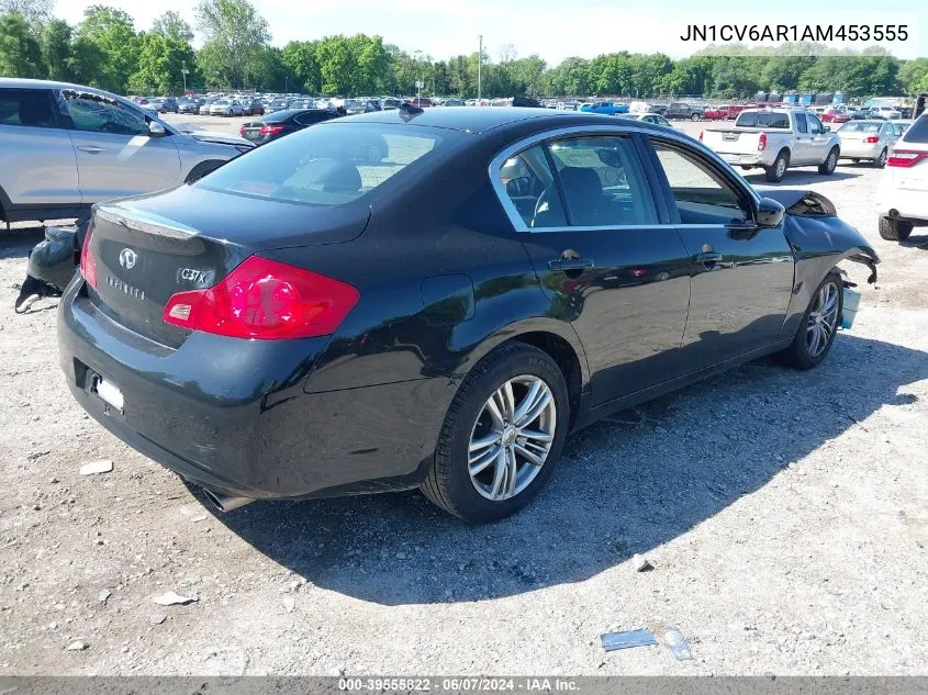 2010 Infiniti G37X VIN: JN1CV6AR1AM453555 Lot: 39555822