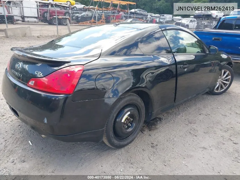 JN1CV6EL2BM262413 2011 Infiniti G37X