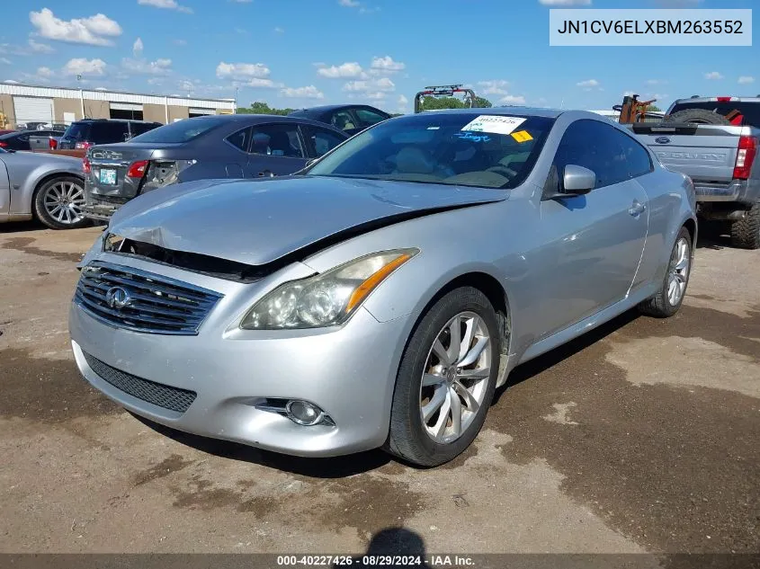 JN1CV6ELXBM263552 2011 Infiniti G37X